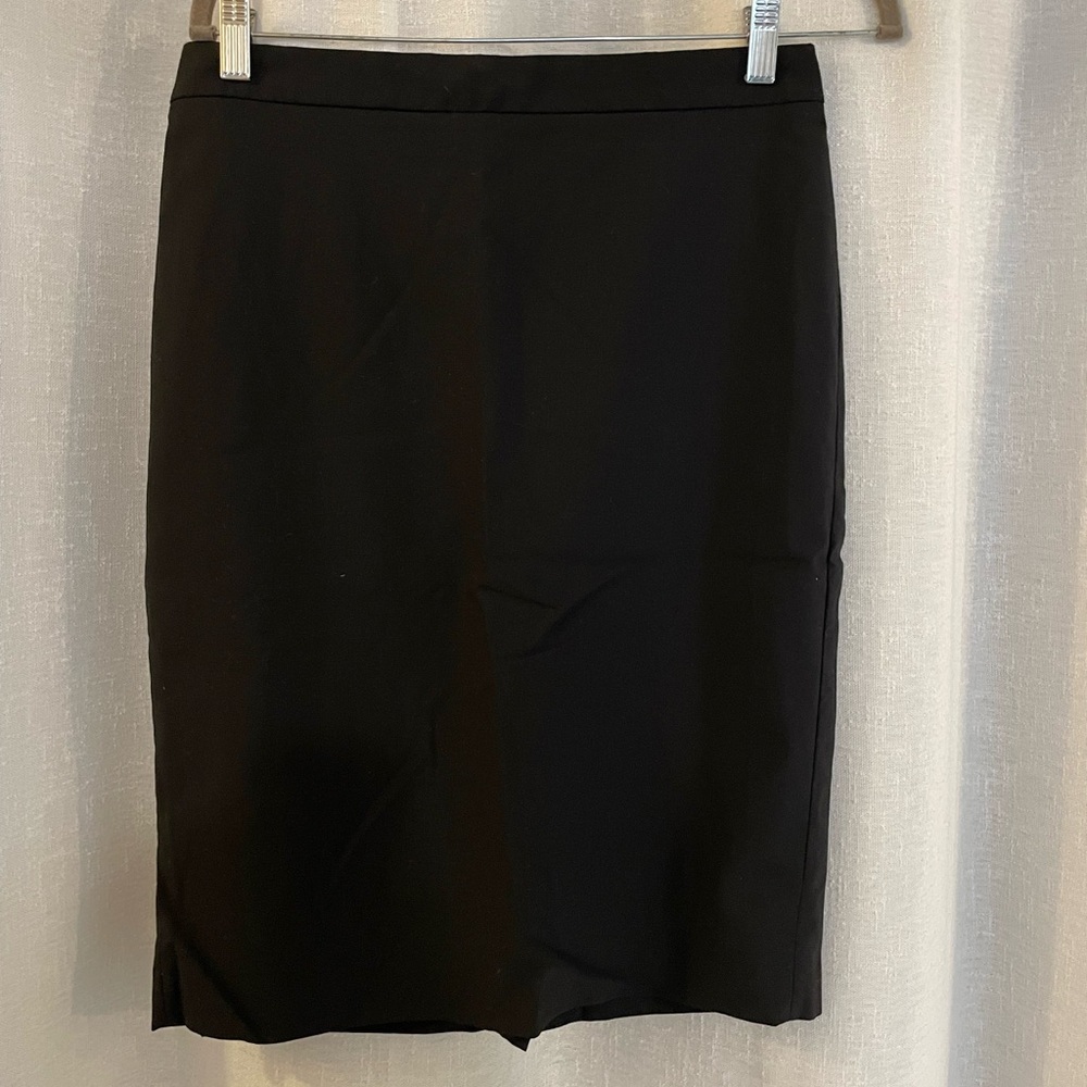 J Crew Classic Black Women’s Pencil Skirt